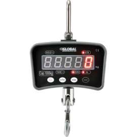 Global Industrial Digital Crane Scale with Remote 2000 lbs x 1 lbs