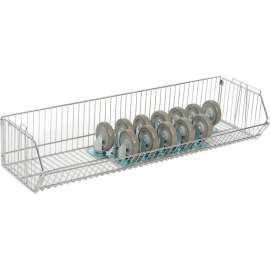 Global Industrial Stackable Wire Storage Bin, 48"W x 14"D x 9"H
