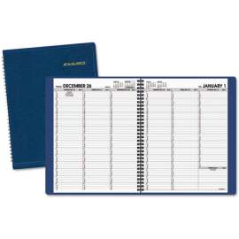 AT-A-GLANCE Weekly Appointment Book, 11 x 8.25, Navy, 2023-2024