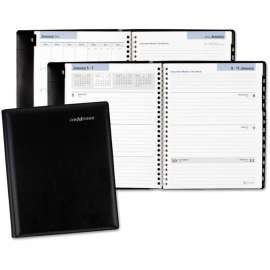AT-A-GLANCE Executive Weekly/Monthly Planner, 8.75 x 7, Black, 2022