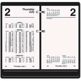 AT-A-GLANCE Financial Desk Calendar Refill, 3.5 x 6, White, 2022
