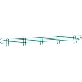 Nexel Poly-Green Wire Ledge, 54"W x 4"H