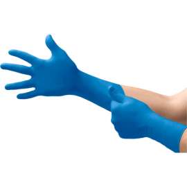 Ansell MICROFLEX SafeGrip SG-375 Latex Gloves, Powder-Free, Beaded, Size L, 50/Pack