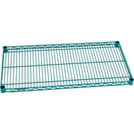 Nexel S1260G Poly-Green Epoxy Wire Shelf 60"W x 12"D