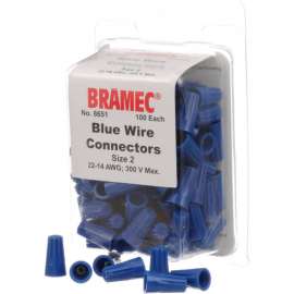 Allpoints 28-1633 Blue Wire Connectors - 100/Pack