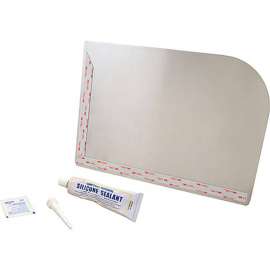 Allpoints 1171528 Splash Guard - Sink, (Rh, Stainless Steel)