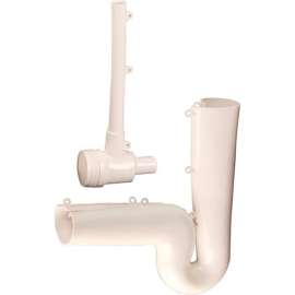 Allpoints 1171252 Cover, Pipe, Under Sink, 3 Pc, Pvc