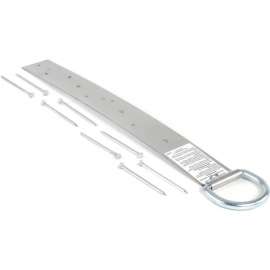 Miller RA41/ Single D Permanent Roof Anchor, Stainless Steel, Silver