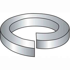 Split Lock Washer - 3/8" - Steel - Thru Hardened - Zinc Yellow - Pkg of 100 - Brighton-Best 340150