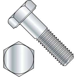 Hex Bolt - 1/4-20 x 1/2" - Grade A - Steel - Zinc CR+3 - UNC - FT - A307 - Pkg of 100 - BBI 494001