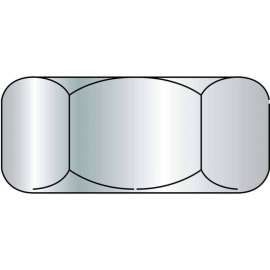 Finished Hex Nut - 1/4-20 - Med. Carbon Steel - Zinc CR+3 - UNC - Grade 5 - Pkg of 100 - BBI 848050