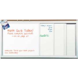 Horizontal Sliding Board, 2 Track/2 Panel, 4X8 ft
