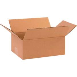 Global Industrial Cardboard Corrugated Boxes, 10"L x 7"W x 4"H, Kraft