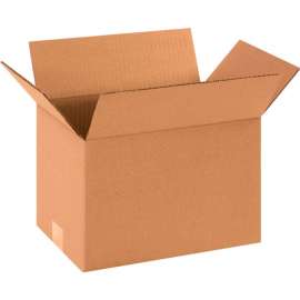 Global Industrial Cardboard Corrugated Boxes, 12"L x 8"W x 8"H, Kraft