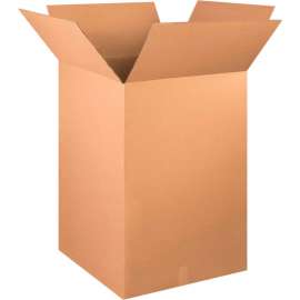 Global Industrial Cardboard Corrugated Boxes, 24"L x 24"W x 36"H, Kraft