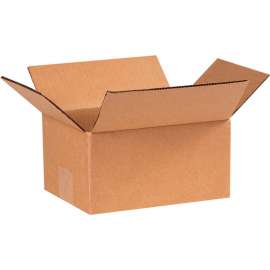 Global Industrial Cardboard Corrugated Boxes, 8"L x 6"W x 4"H, Kraft