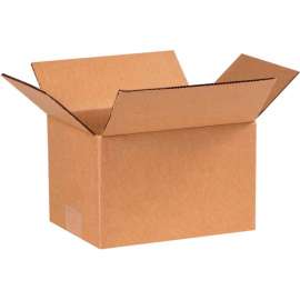 Global Industrial Cardboard Corrugated Boxes, 8"L x 6"W x 5"H, Kraft