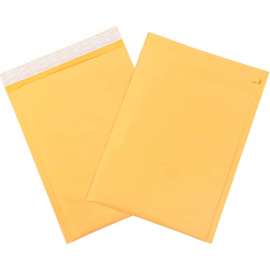 Global Industrial Self Seal Bubble Mailer w/Tear Strip #3 8-1/2"Wx14-1/2"L Golden Kraft 25/Pk