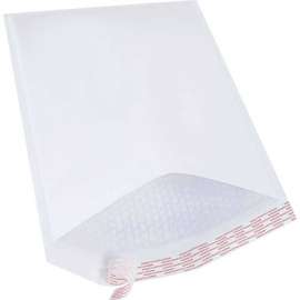 Self Seal Bubble Mailers, #6, 12-1/2"W x 19"L, White, 50/Pack