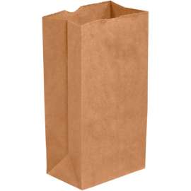 Global Industrial Hardware Bags, #2, 4-5/16"W x 2-7/16"D x 7-7/8"H, Kraft, 400/Pack