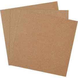 Global Industrial Chipboard Pads, 14"L x 14"W, Kraft, 460/Pack