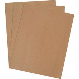 Global Industrial Extra Heavy Duty Chipboard Pads, 48"L x 40"W, Kraft, 250/Pack