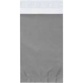Global Industrial Clear View Poly Mailers, 6"W x 9"L, 2.5 Mil, White, 100/Pack