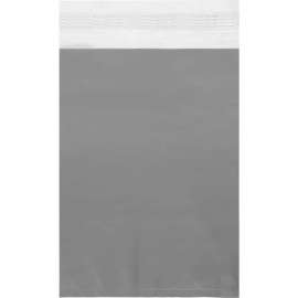 Global Industrial Clear View Poly Mailers, 9"W x 12"L, 2.5 Mil, White, 100/Pack