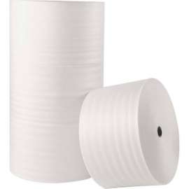 Global Industrial UPSable Air Foam Roll, 24"W x 350'L x 1/8" Thick, White, 1 Roll