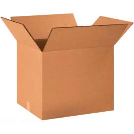 Global Industrial HD Double Wall Cardboard Corrugated Boxes, 20"L x 14"W x 14"H, Kraft