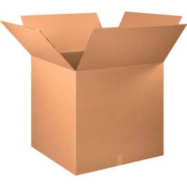 Global Industrial Heavy Duty Double Wall Corrugated Boxes, 30"L x 30"W x 30"H, Kraft