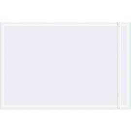 Resealable Document Envelopes, 6"L x 4"W, Clear, 1000/Pack