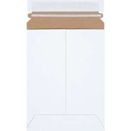 Stayflats Plus Self-Seal Mailers, 6"W x 8"L, White, 100/Pack