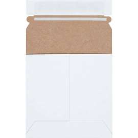 Self Seal Stayflats Mailers, 5-1/8"W x 5-1/8"L, White, 200/Pack