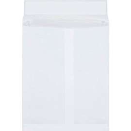 Ship-Lite Expandable Envelopes, 10"W x 13"L x 1-1/2"D, White, 100/Pack
