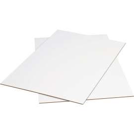 Global Industrial Corrugated Sheets, 36"L x 24"W, White