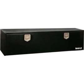 Buyers Steel Underbody Truck Box w/ Stainless Steel Rotary Paddle - Black 18x18x48 - 1702110