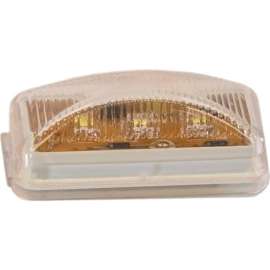 Buyers 2.5" Clear Surface Mount Marker Light With 3 LED - 5622304