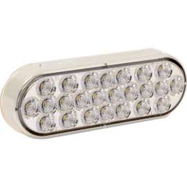Buyers 6" Clear Oval Backup Light With 24 LED - 5626325