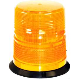 Buyers Amber 6 LED Beacon Light With Tall Lens 6.75" Diameter x 6.75" Tall - SL665A