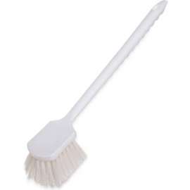 Carlisle Sparta 20 in. Utility Scrub Brush with Polyester Bristles, White
