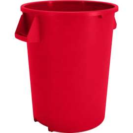 Carlisle Bronco Round Waste Container 20 Gallon, Red - 84102005