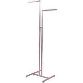 2-Way Rack with Straight Arms - Satin Nickel