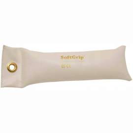 CanDo SoftGrip Hand Weight, 4 lb., Silver