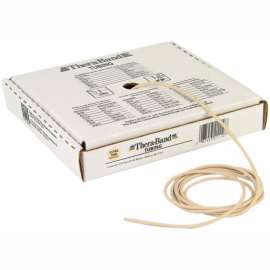 Thera-Band Latex Exercise Tubing, Tan, 100' Roll/Box