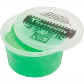 TheraPutty Plus Antimicrobial Exercise Putty, Green, 1 Pound, Medium