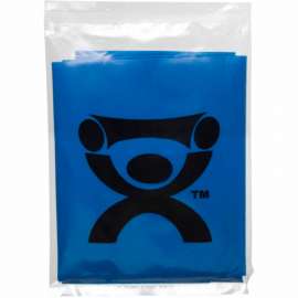CanDo Low Powder Pre-Cut Exercise Band, Blue, 48"L Strip, 1/Pack