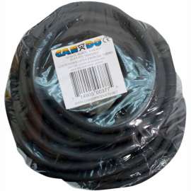 CanDo Low Powder Exercise Tubing, Black, 25'/Bag