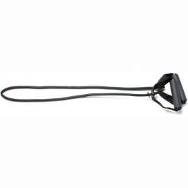 CanDo Exercise Tubing with Handles, Black, 48"