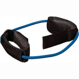 CanDo Tubing with Cuff Exerciser, 35" Circumference, Blue